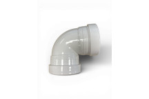 E.TUPLING 110MM SOIL TIGHT 90DEG D/SOCKET - WHITE