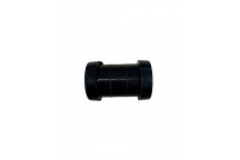 E.Tupling Push-Fit Waste 40mm Straight Connector Black