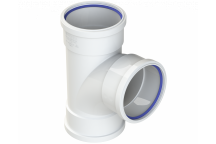 POLYPIPE RING-SEAL TR SKT BRANCH 4\"/110mm 92.5D WHIT