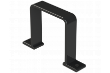DPSQ65 FLUSH PIPE BRACKET; BLACK