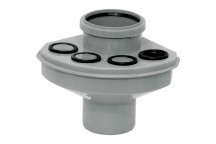 E.TUPLING 4\" SOIL MANIFOLD -  GREY
