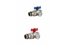 BALL VALVE WITH TEMPERATURE GAUGE