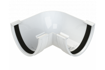 PFLOW DEEP 90 DEGREE ANGLE; WHITE