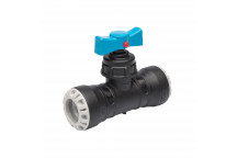 PLASSON PUSHFIT STOP TAP 25MM X 22MM (PE X CU/PB/PEX)