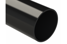 S/WELD WASTE PIPE; 50MM 3M LENGTH BLACK
