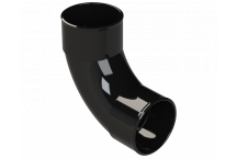 POLYPIPE S2000 50MM MUPVC 92.5DEG SWEPT BEND - BLACK