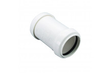 FLO PUSHFIT STRAIGHT COUPLING; 32MM WHT
