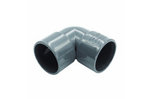 FLOPLAST S/WELD KNUCKLE BEND 90 DEG; 32MM ANTHRACITE GREY AG