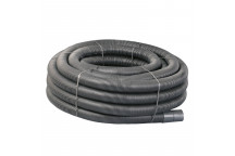 ELECTRICAL TWINWALL DUCTING - 110MM X 50M - BLACK (INC. COUP)