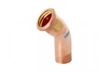 WATERGAS COPPER PRESS - 45DEG SPIGOT - 15MM