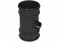 S2000 SINGLE BOSS PIPE;4\"/110MM 32MM BLK