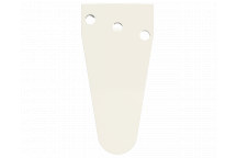 OGEE EXTRA FASCIA BRACKET; WHITE