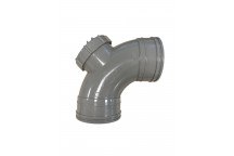 E.TUPLING SOLVENT SOIL ACCEESS BEND - SOLVENT GREY