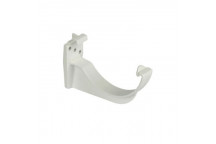 E.TUPLING 112MM HALF-ROUND FASCIA BRACKET - WHITE