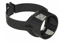 POLYPIPE RING-SEAL STRAPBOSS(OPEN);BACKFIX 4\"/110 BK