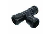 FLO PUSHFIT SWEPT TEE; 32MM BLK