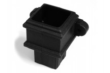 65MM SQUARE CAST IRON EFFECT PLAIN COUPLER WITH LUGS