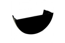 E.TUPLING 112MM HALF-ROUND INTERNAL STOPEND - BLACK