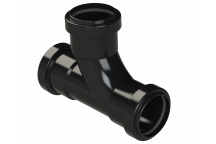 PUSHFIT SWEPT TEE 91.25DEG; 40MM BLACK