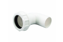 FLO UNI 90DEG CONVERSION BEND; 40MM WHT