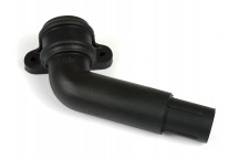68MM ROUND CAST IRON EFFECT RIGHT HAND 112.5° SPIGOT BEND