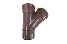 E.TUPLING 4\" SOIL 45DEG DOUBLE SOCKET BRANCH - BROWN