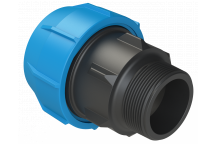 POLYFAST MALE ADAPTOR; 63MM X 2\" BSP