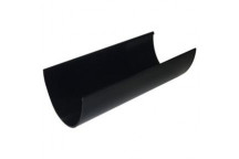 E.TUPLING 117MM HI-CAP GUTTER - 4M - BLACK
