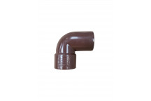 E.TUPLING SOLVENT WASTE SPIGOT 90DEG - 40MM - BROWN