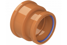 DRAIN THICK CLAY PIPE ADAPTOR; 4\"/110MM