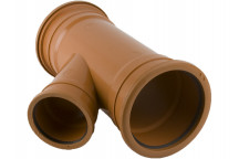 160MM X 110MM X 45° TRIPLE SOCKET BRANCH