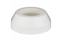 PUSHFIT WASTE PIPE SHROUD; 32MM WHITE