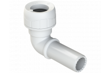 POLYPLUMB ENHANCED - 22MM SPIGOT ELBOW - WHITE