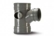 SOLVENT SOIL 90DEG TEE 6\"/150MM;S/G
