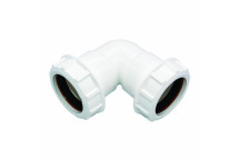 FLO UNI KNUCKLE BEND 90 DEG; 40MM WHT