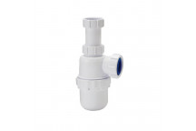 W/TRAP T/SCOPIC BOTTLE TRAP; 32MM WHITE