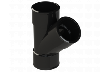 POLYPIPE S2000 MUPVC 32MM 45DEG BRANCH - BLACK