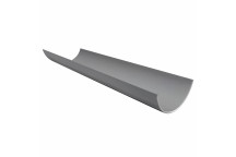 FLO RWHR112 HALF ROUND GUTTER;4M GRY