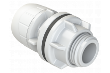 POLYPLUMB ENHANCED - 15X1/2\" TANK CONNECTOR - WHITE