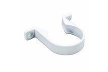 FLOPLAST S/WELD PIPE CLIP; 50MM WHITE