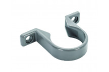 FLOPLAST S/WELD PIPE CLIP; 32MM GREY