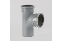 110MM X 92½° DOUBLE SOCKET BRANCH WITHOUT BOSSES