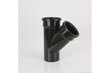 110MM X 135° DOUBLE SOCKET BRANCH WITHOUT BOSSES