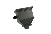 105MM ROUND CAST IRON EFFECT BATH HOPPER PLAIN