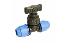 FLO MDPE 32MM PLASTIC STOPCOCK