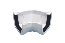 E.TUPLING 114MM SQUARE 135DEG ANGLE - WHITE