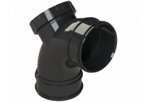 S2000 ACCESS BEND; 4\"/110MM 92.5 DEG BLK