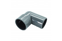 FLOPLAST S/WELD SWIVEL BEND 90 DEG; 40MM GREY