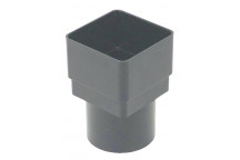 FLO DPSQ/RD DOWNPIPE ADAPTOR; GREY
