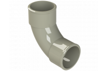 POLYPIPE S2000 32MM MUPVC 92.5DEG SWEPT BEND - SOLV GREY
